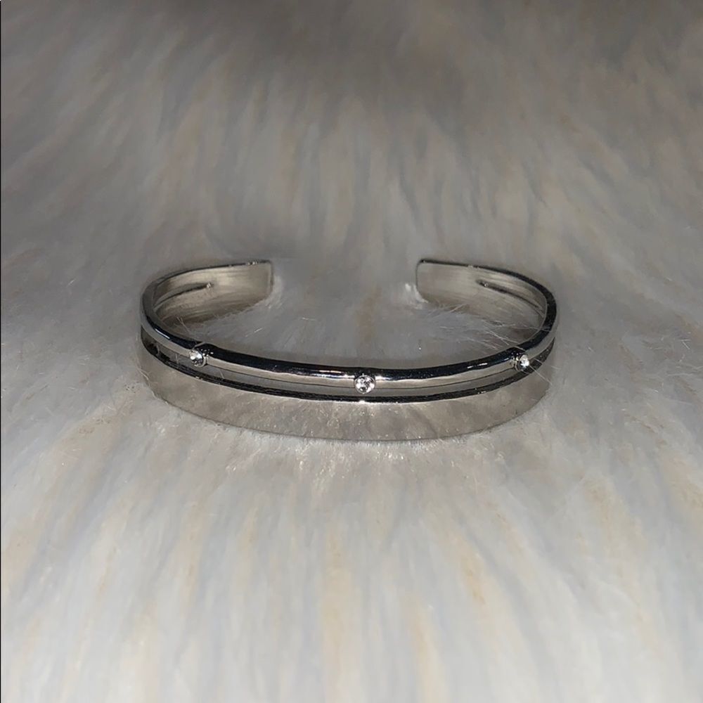 Rhinestone Cuff Bracelet